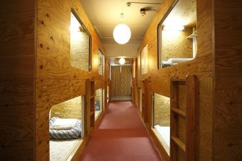 Общая смешанная комната на 10 человек в хостеле Khaosan Tokyo Ninja, Токио